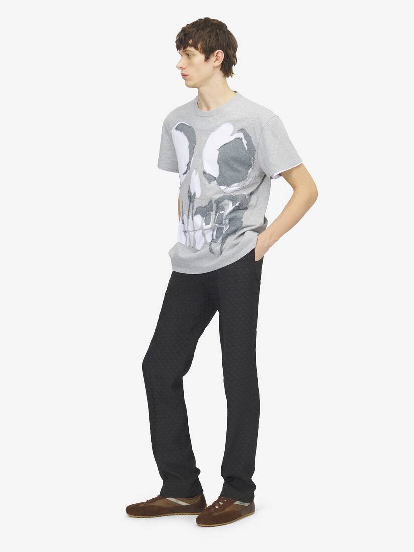 Alexander McQueen Skull贴花T恤