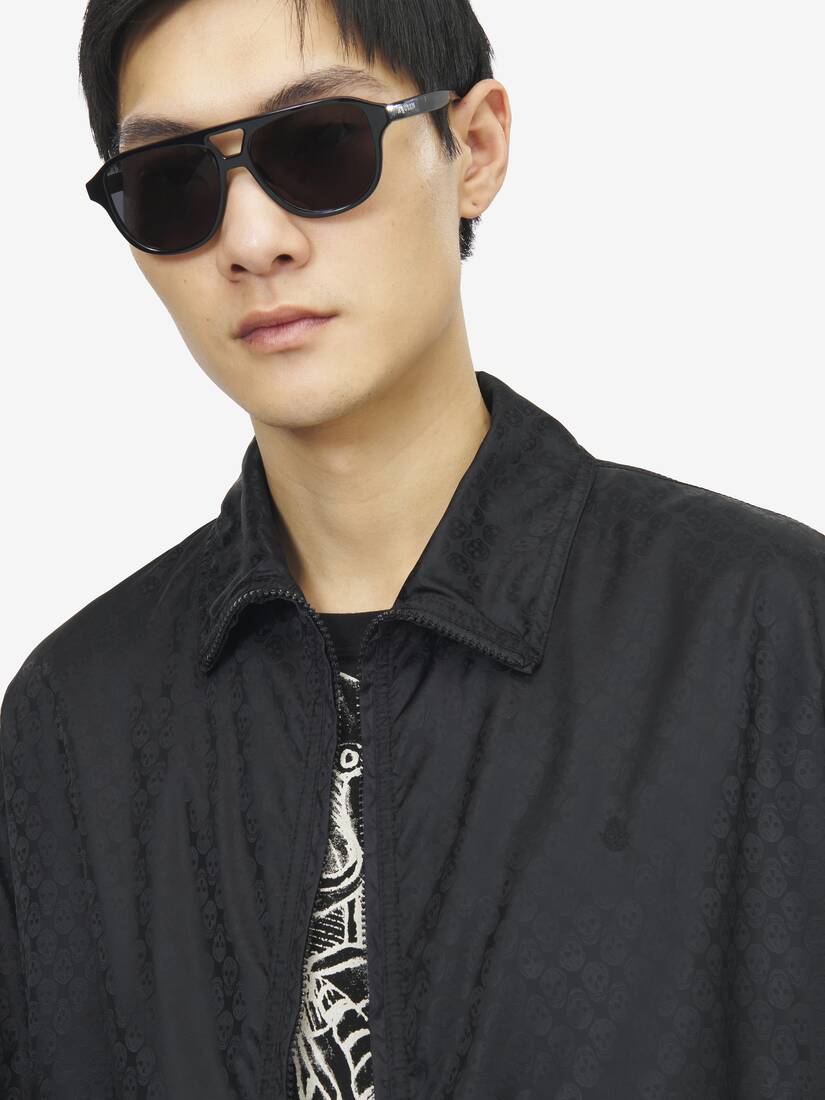 Alexander McQueen Skull提花夹克