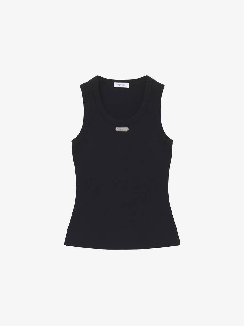 Alexander McQueen McQueen铭牌背心