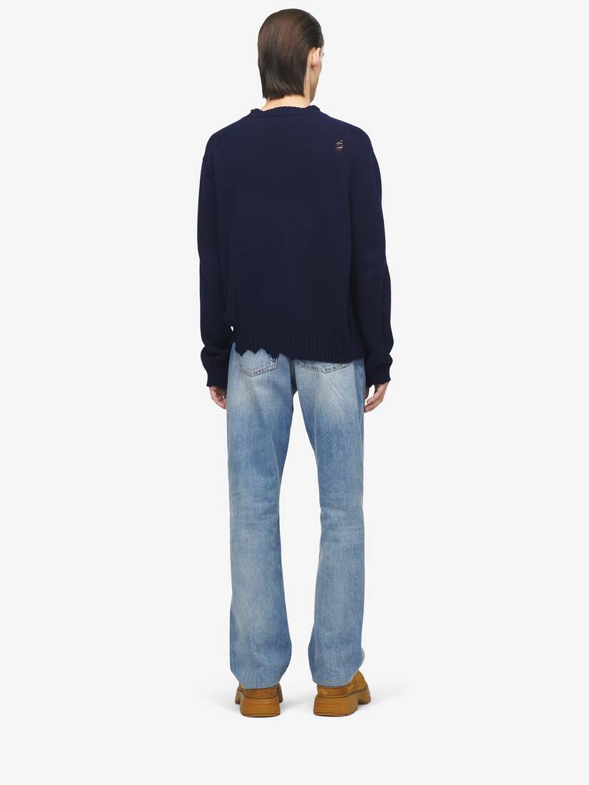 Alexander McQueen 仿旧Skull套衫