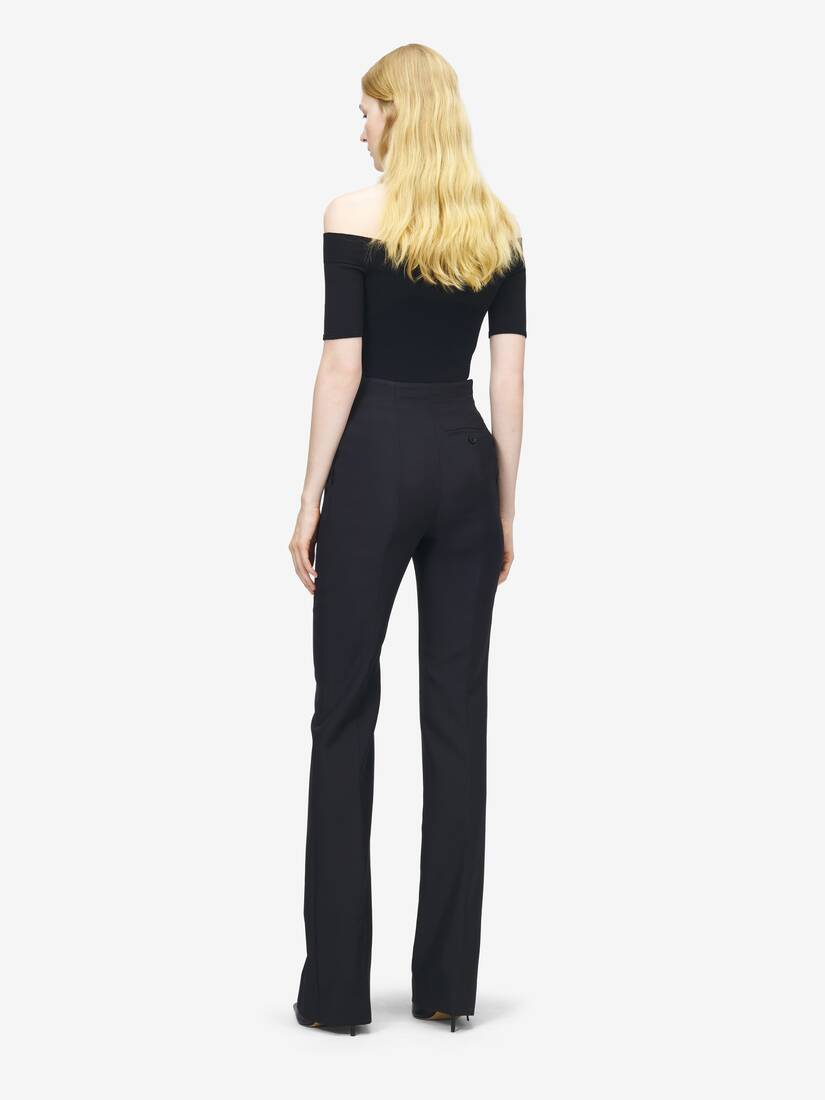Alexander McQueen 翻腰设计长裤