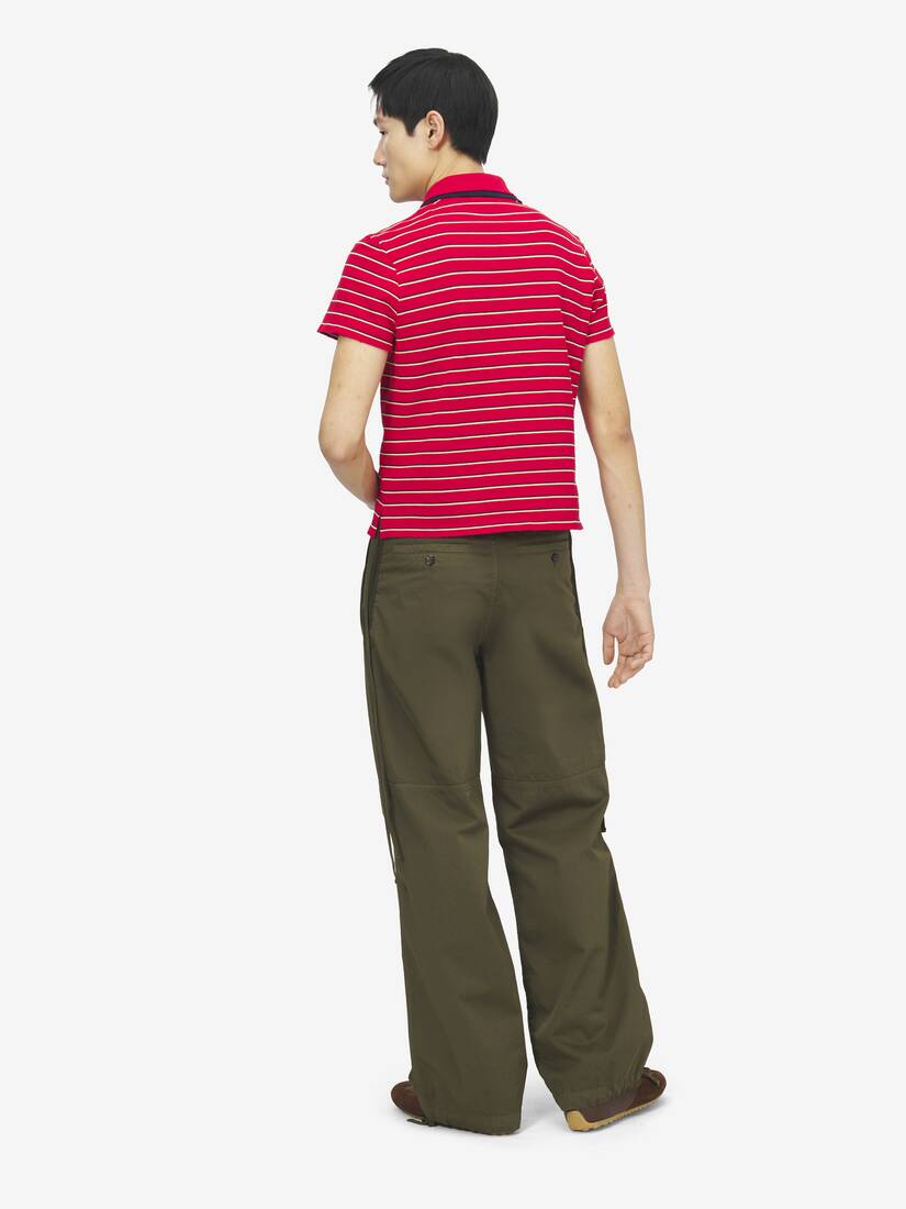 Alexander McQueen 条纹Polo衫