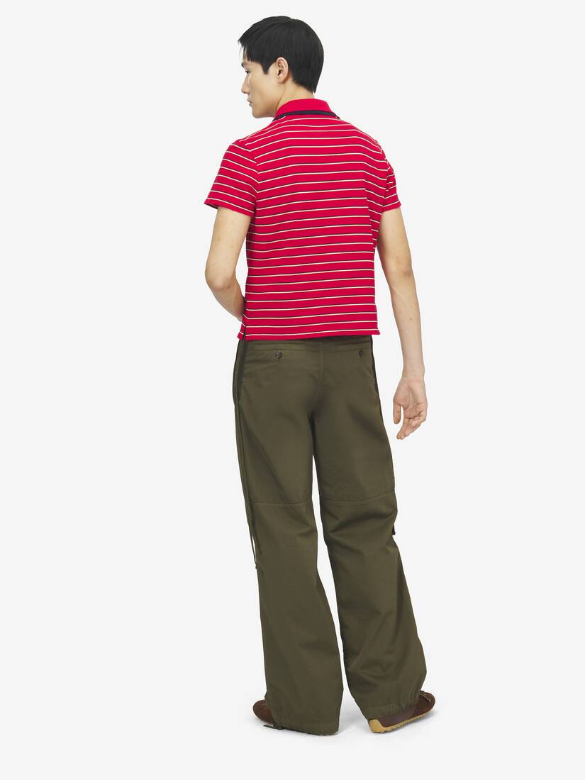 Alexander McQueen 条纹Polo衫