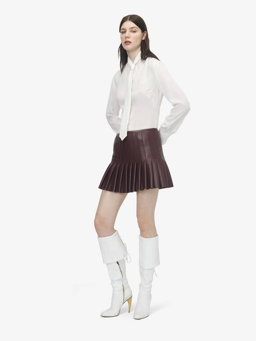 Alexander McQueen 系带桑蚕丝衬衫