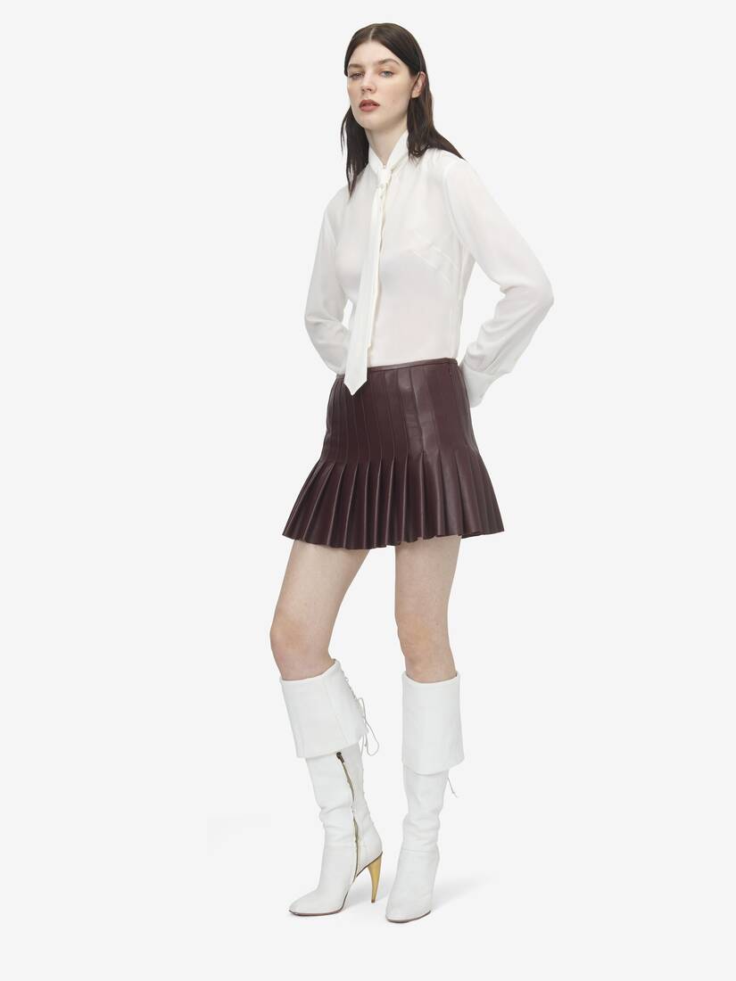 Alexander McQueen 系带桑蚕丝衬衫