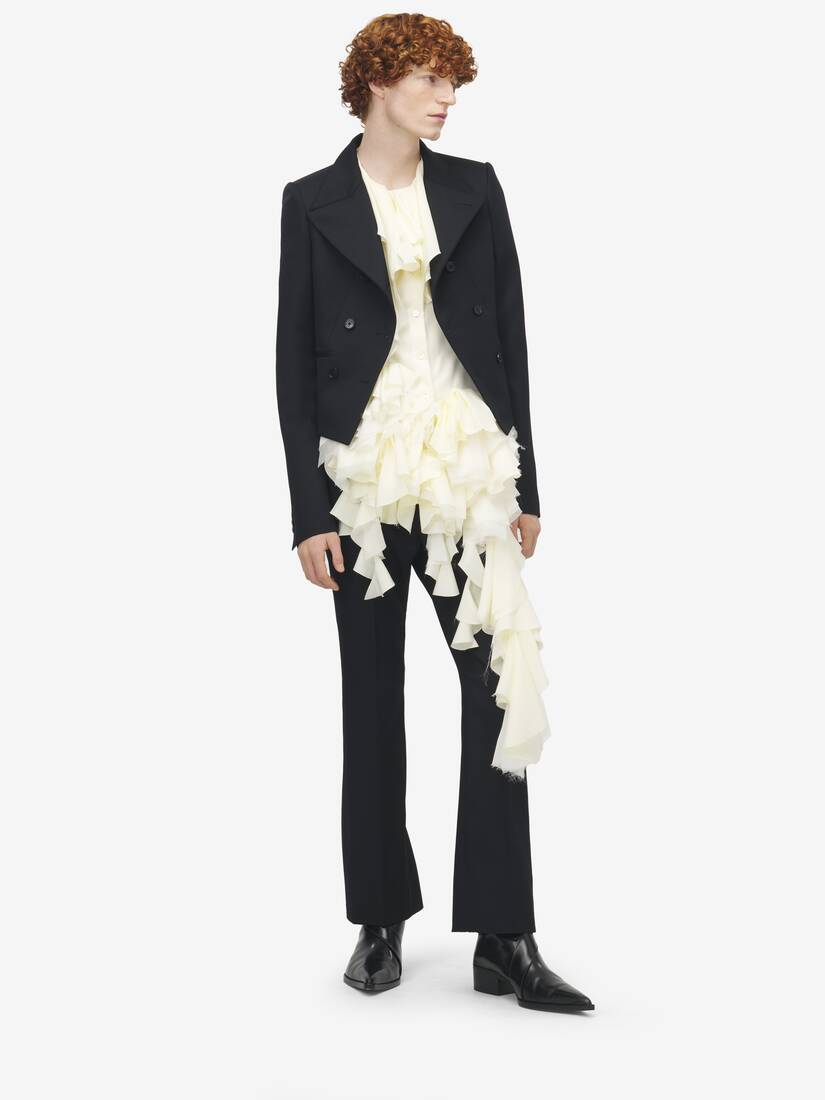 Alexander McQueen 不对称翻领夹克