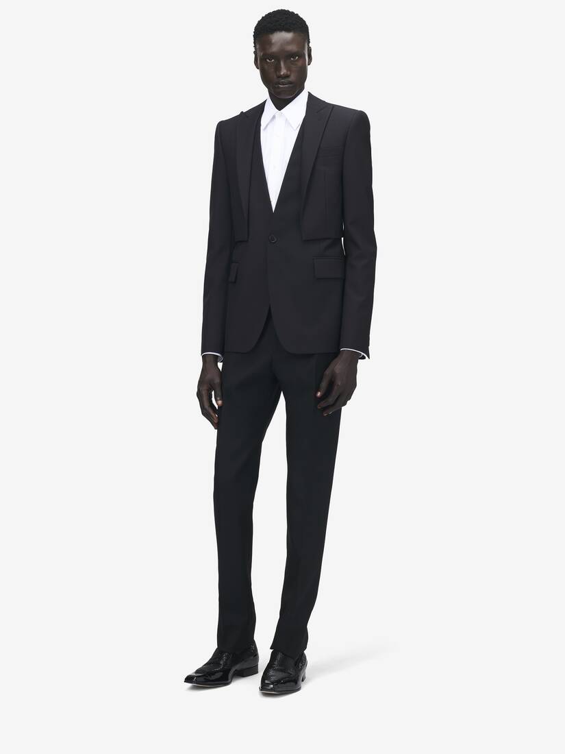 Alexander McQueen Trompe-l'œil单排扣夹克