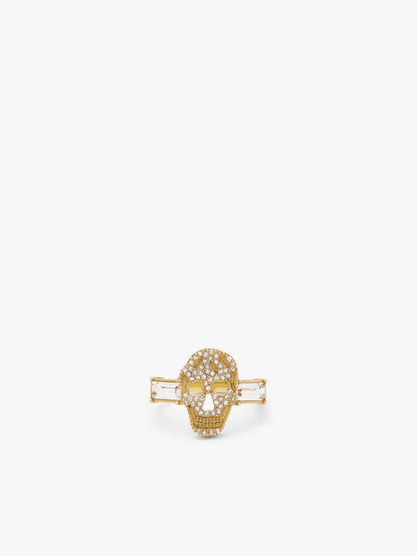 Alexander McQueen 密镶Skull戒指