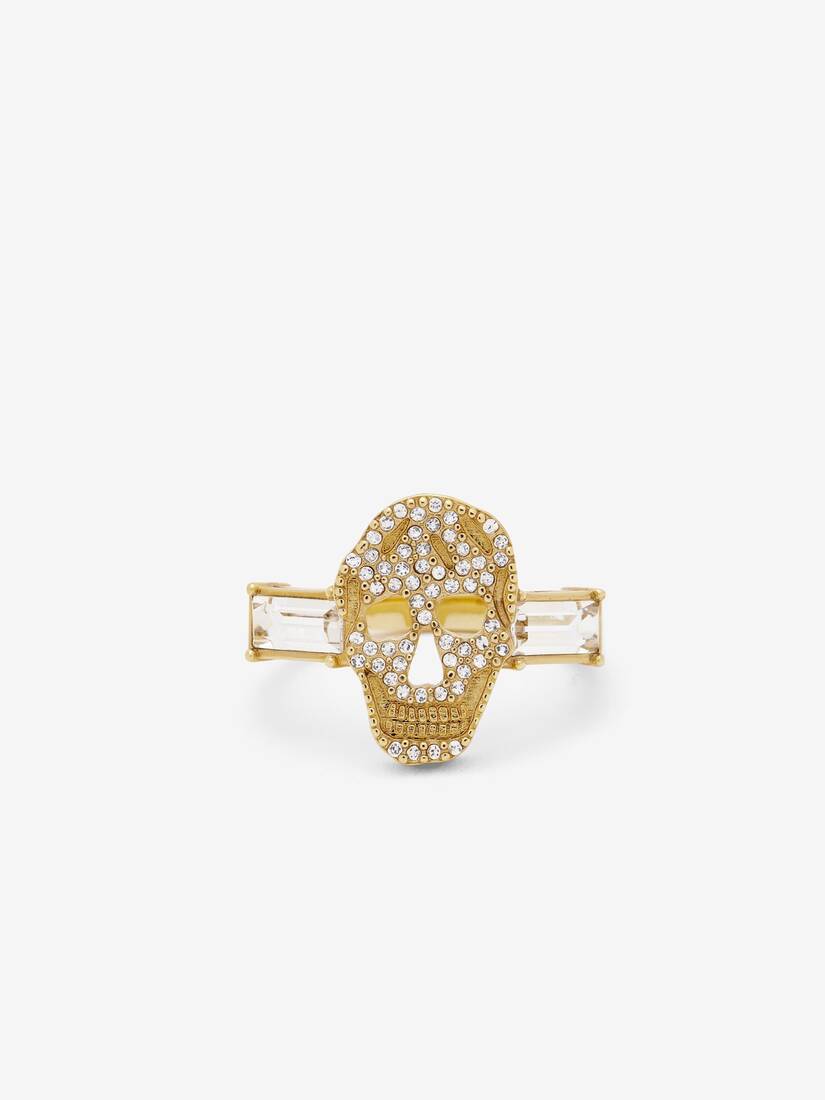 Alexander McQueen 密镶Skull戒指