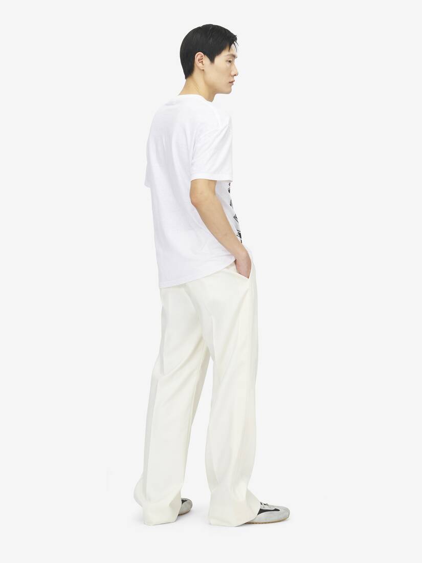 Alexander McQueen Sketch Logo印花T恤