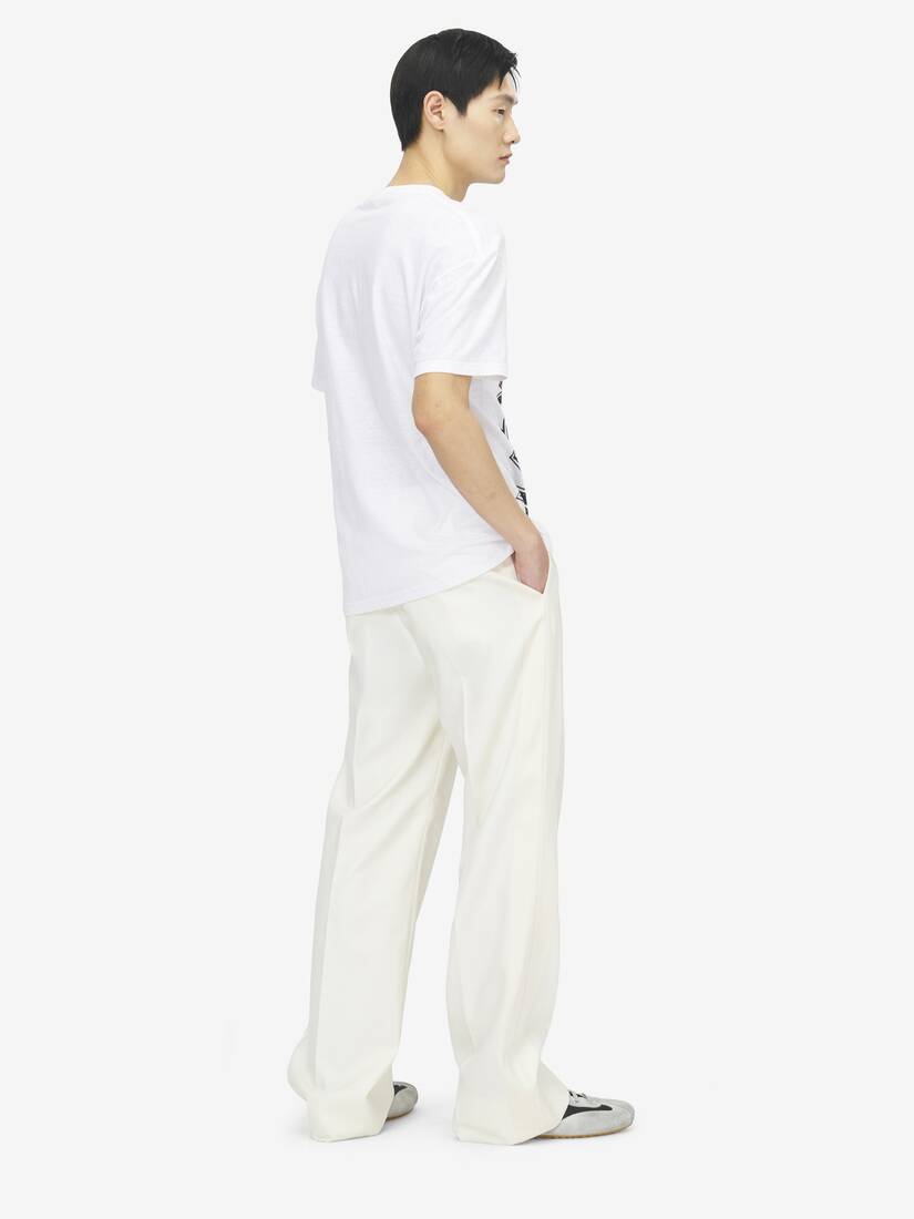 Alexander McQueen Sketch Logo印花T恤