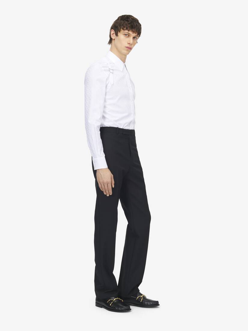Alexander McQueen 羊毛马海毛西装裤
