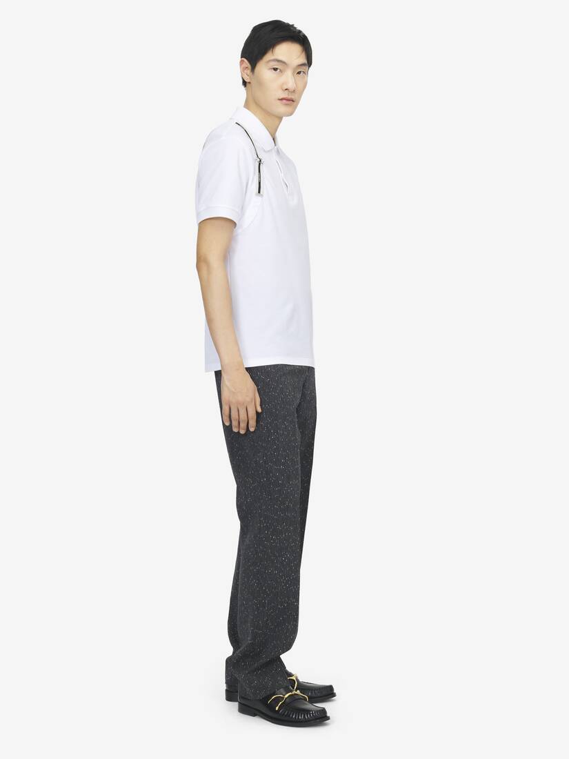 Alexander McQueen 背带Polo衫