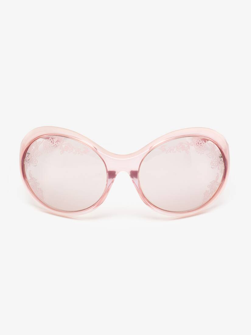 Alexander McQueen Kate圆框太阳眼镜