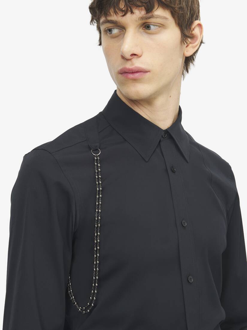 Alexander McQueen 链条背带衬衫