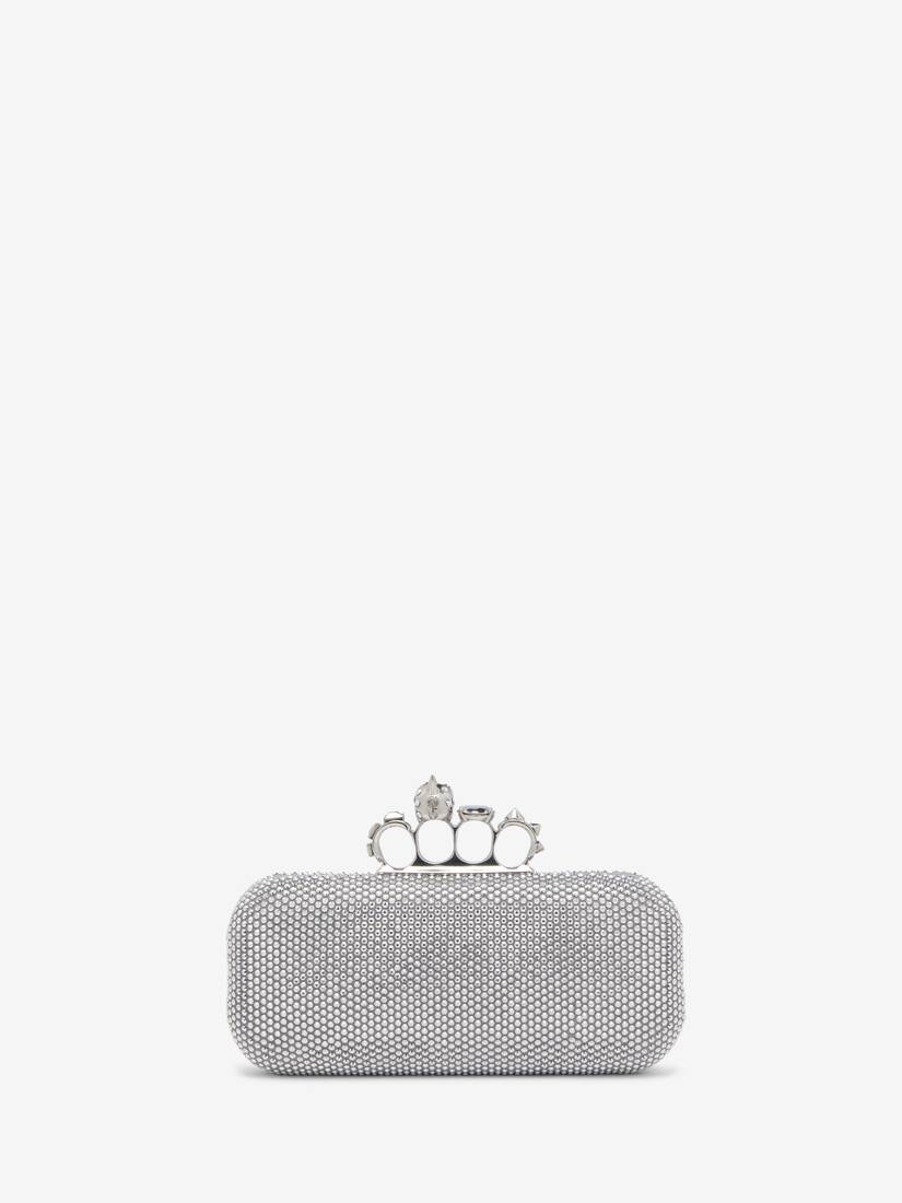 Alexander McQueen 长款Knuckle Clutch指环手拿包