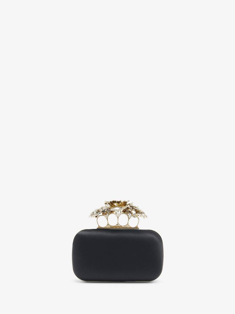 Alexander McQueen 康乃馨Knuckle Clutch指环手拿包