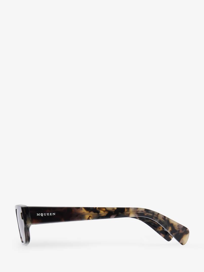 Alexander McQueen T-Bar铆钉Panthos框太阳眼镜