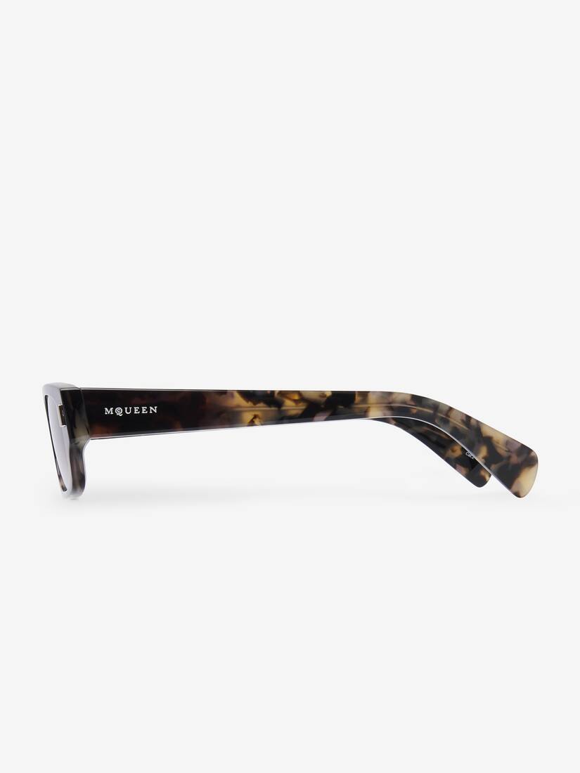 Alexander McQueen T-Bar铆钉Panthos框太阳眼镜
