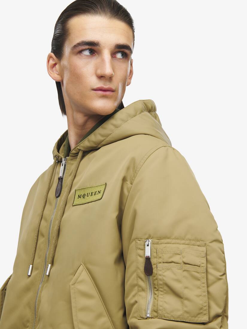 Alexander McQueen 连帽尼龙夹克