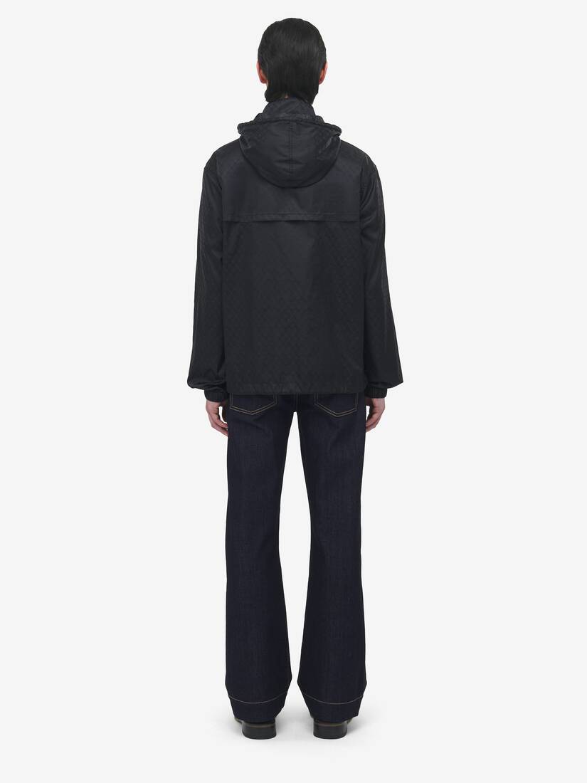 Alexander McQueen Skull提花风衣