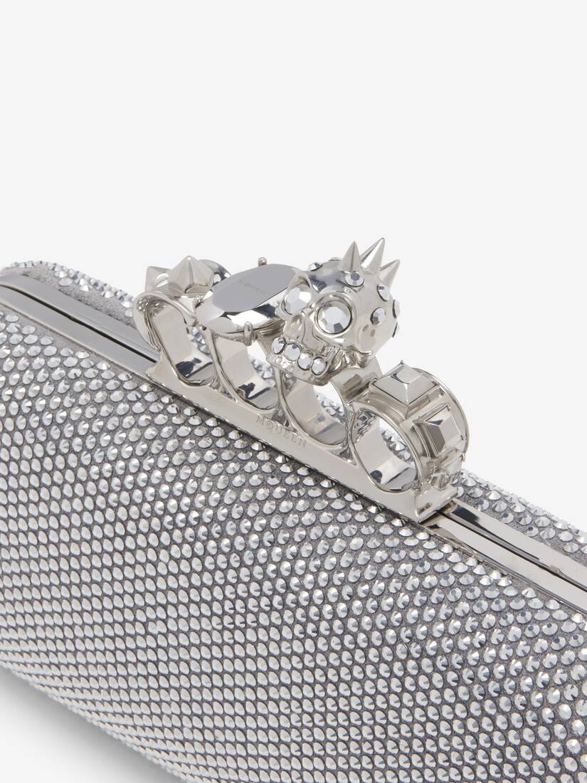 Alexander McQueen 长款Knuckle Clutch指环手拿包
