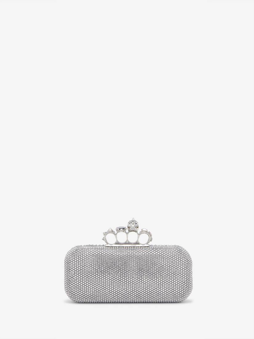 Alexander McQueen 长款Knuckle Clutch指环手拿包