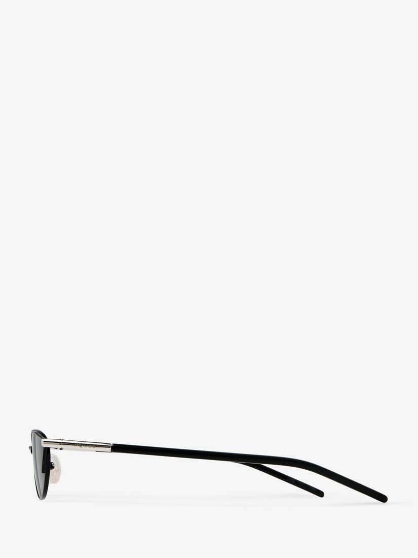 Alexander McQueen T-Bar流畅猫眼框太阳眼镜