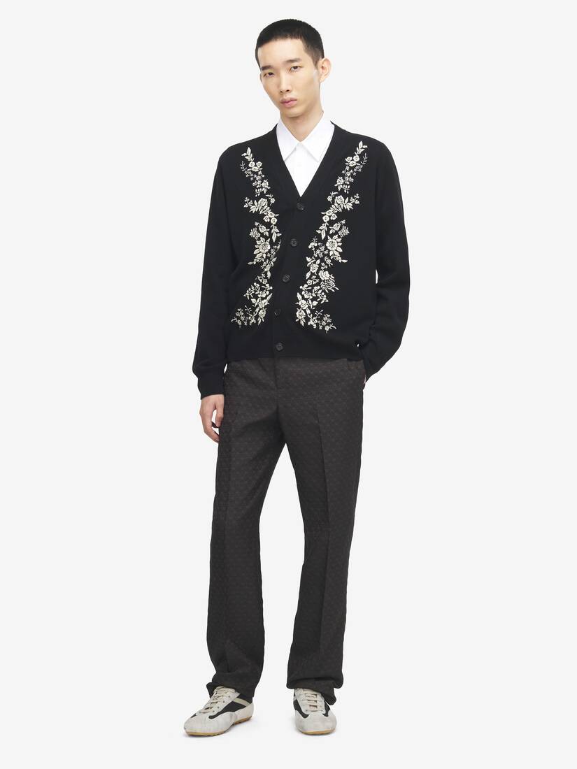 Alexander McQueen 花卉刺绣开衫