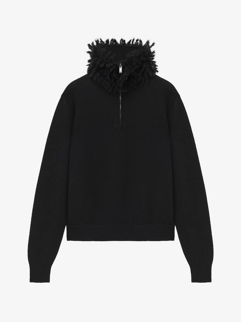 Alexander McQueen 流苏领套衫