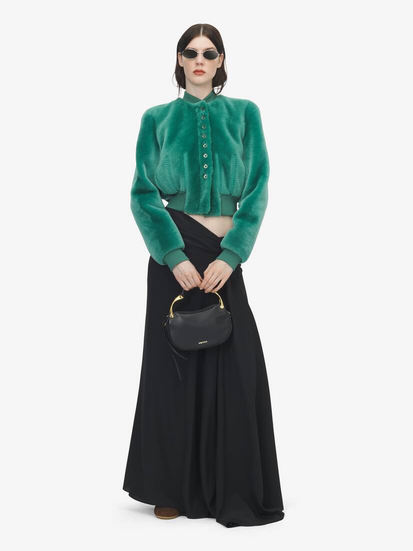 Alexander McQueen 不对称腰线超长裙