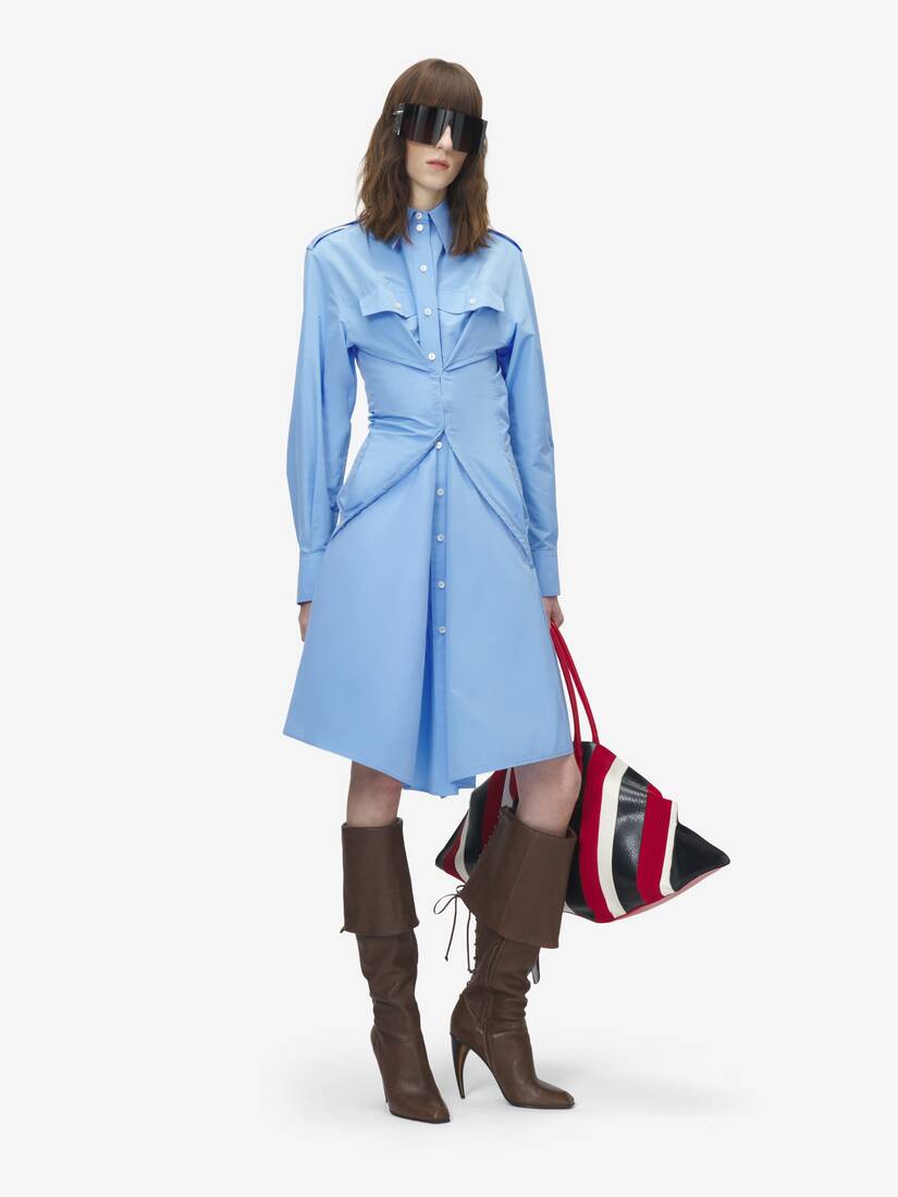 Alexander McQueen 缩褶衬衫裙