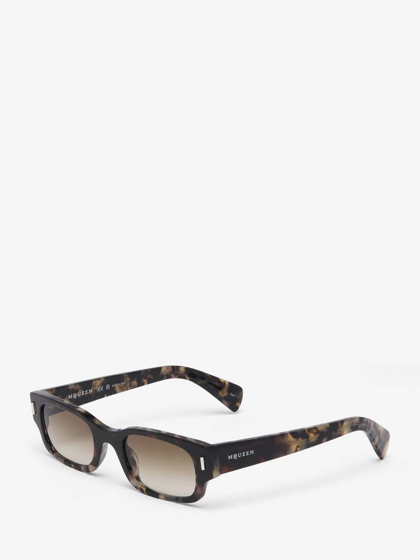 Alexander McQueen T-Bar铆钉Panthos框太阳眼镜