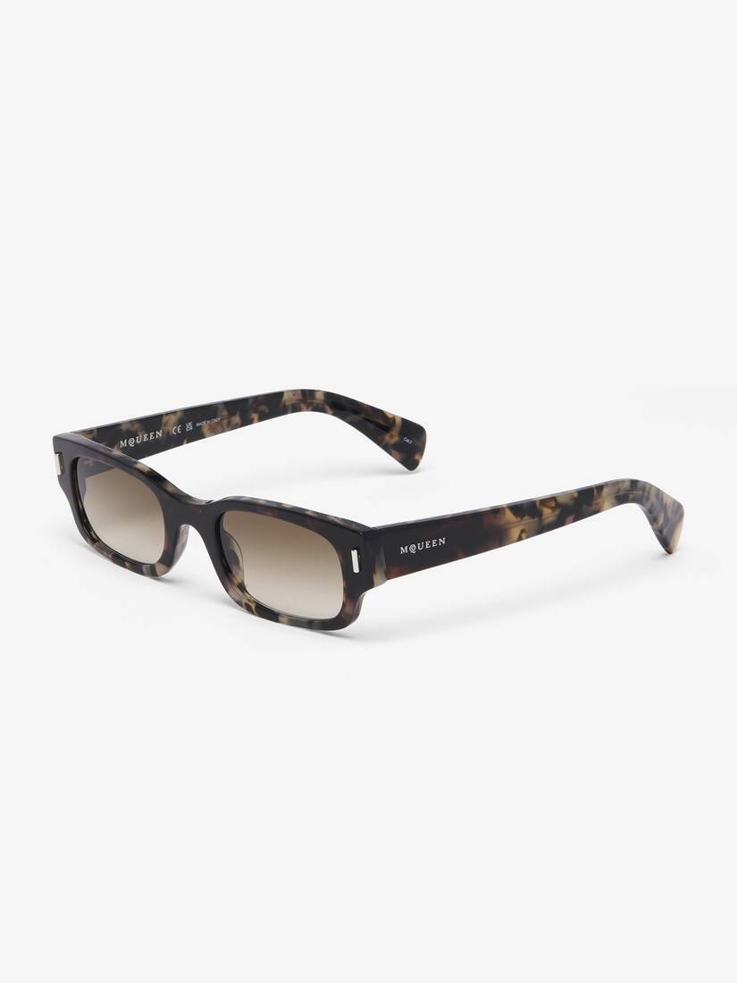 Alexander McQueen T-Bar铆钉Panthos框太阳眼镜