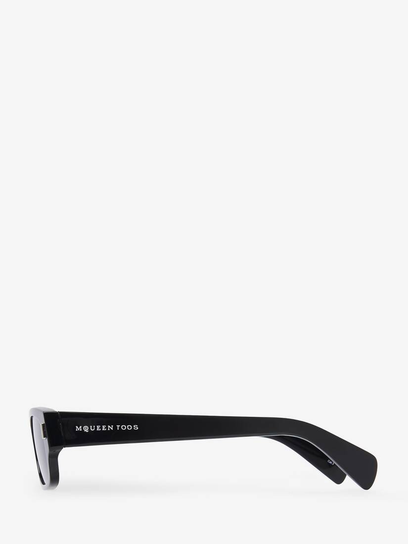 Alexander McQueen T-Bar铆钉Panthos框太阳眼镜
