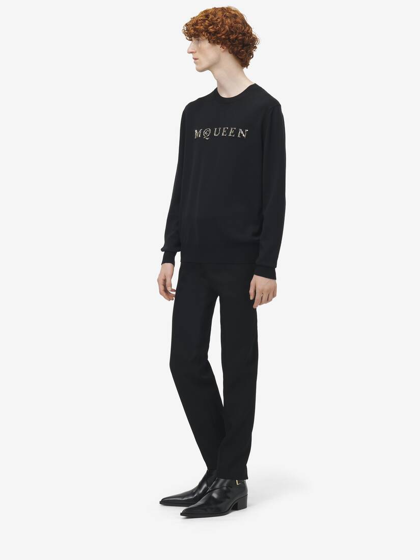 Alexander McQueen 镜面McQueen标志套衫