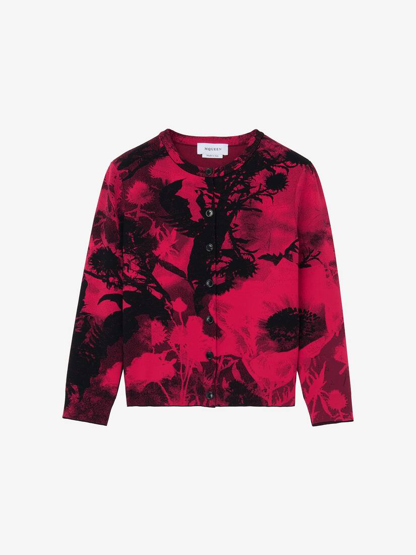 Alexander McQueen 花卉提花开衫