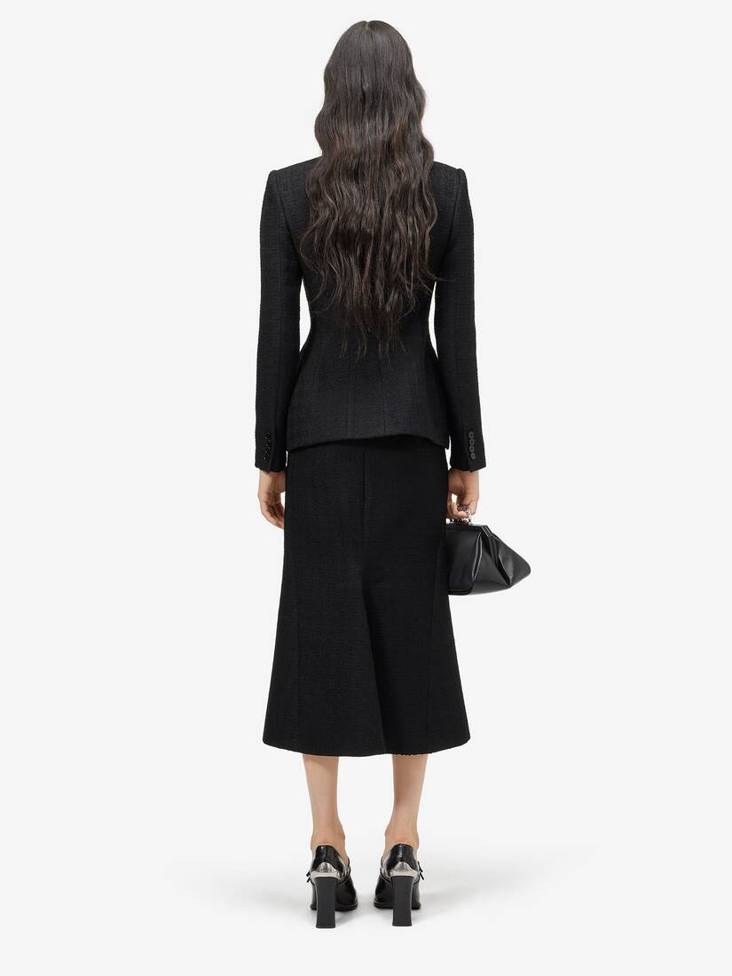 Alexander McQueen Bumster轻盈粗花呢半身裙