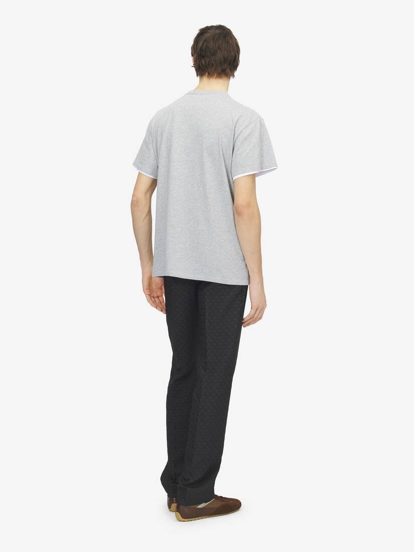 Alexander McQueen Skull贴花T恤