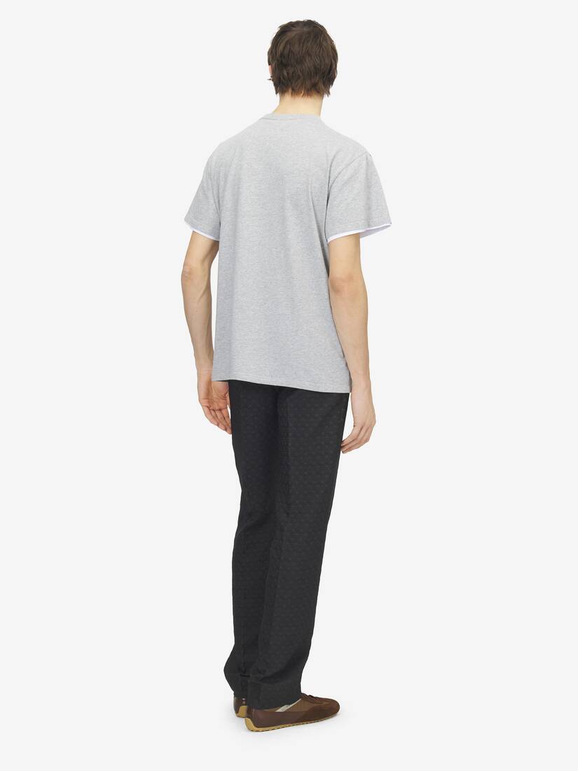 Alexander McQueen Skull贴花T恤