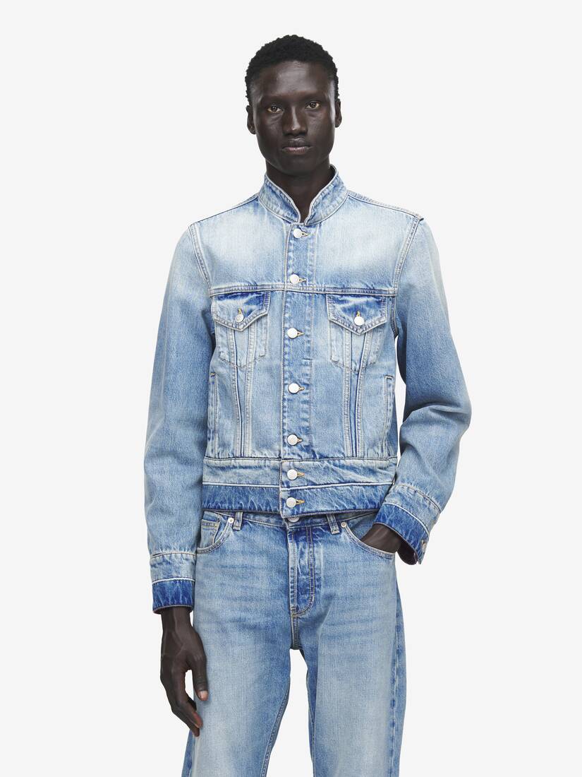 Alexander McQueen 立领牛仔夹克
