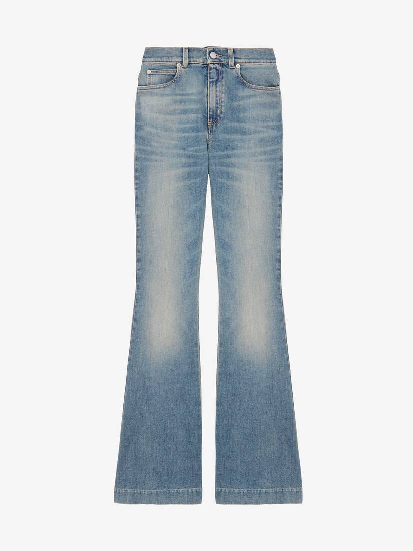 Alexander McQueen 窄版微喇牛仔裤