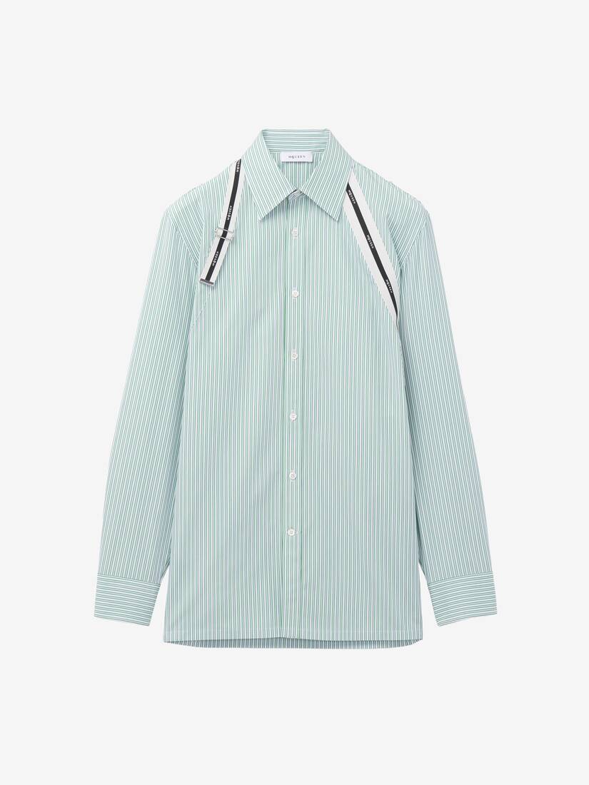 Alexander McQueen McQueen标志背带衬衫