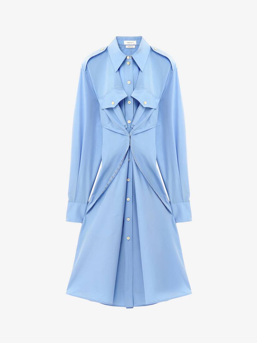 Alexander McQueen 缩褶衬衫裙