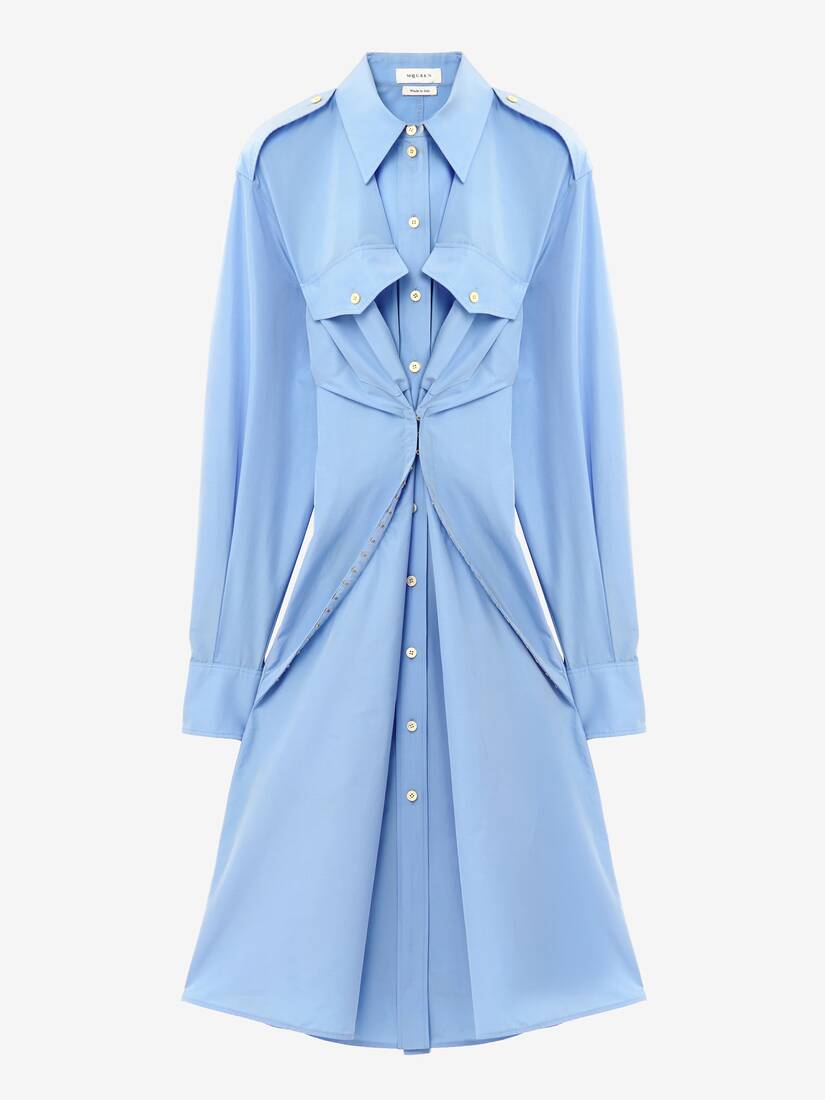 Alexander McQueen 缩褶衬衫裙