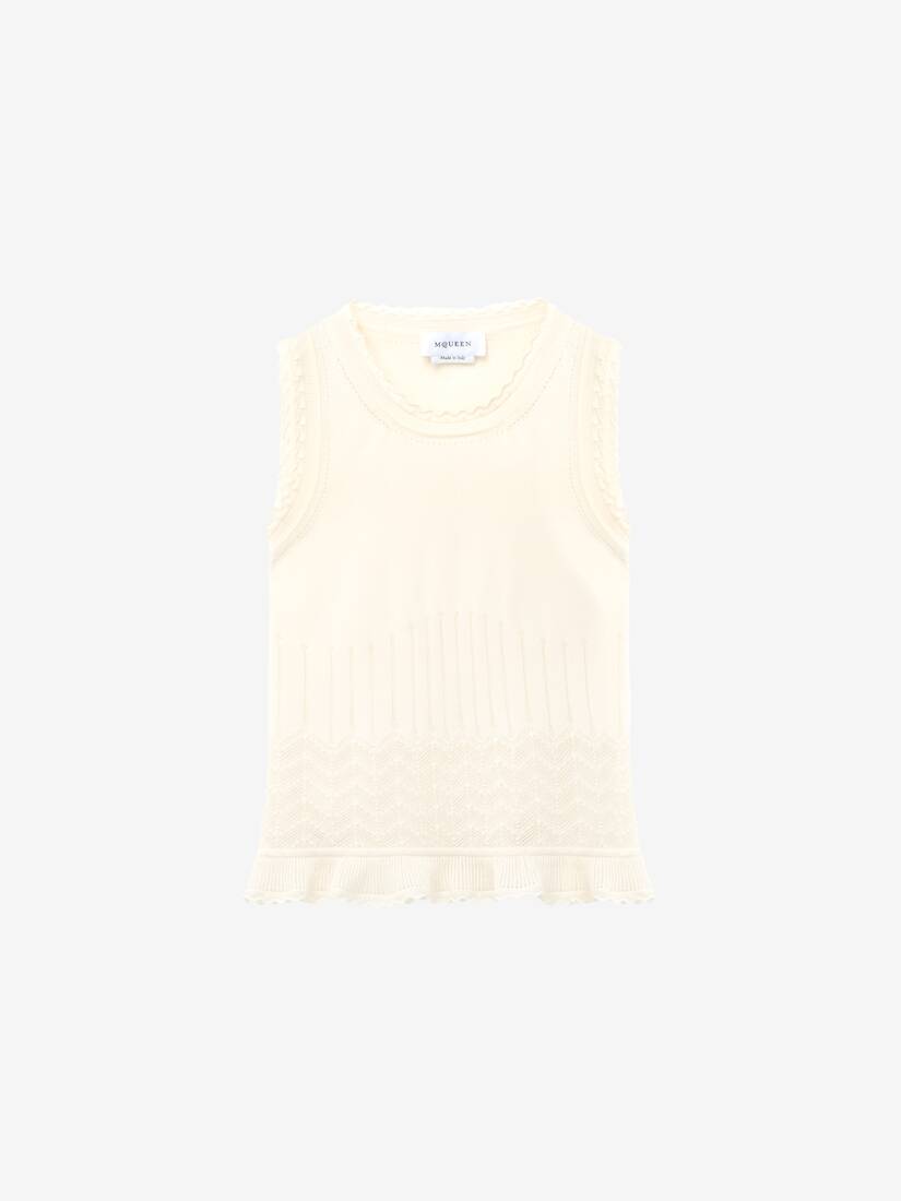 Alexander McQueen 网眼针织背心