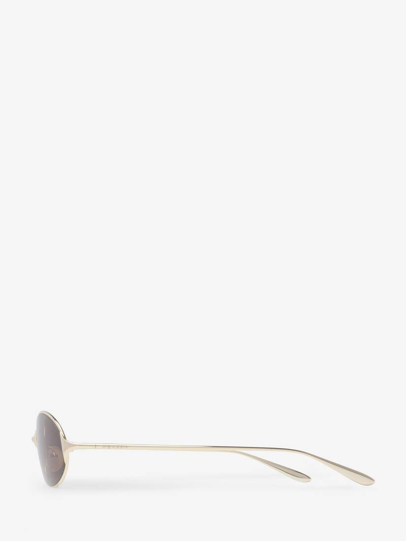 Alexander McQueen Neo椭圆框太阳眼镜
