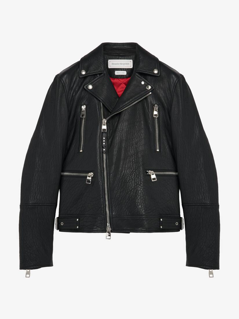 Alexander McQueen McQueen 经典皮革机车夹克