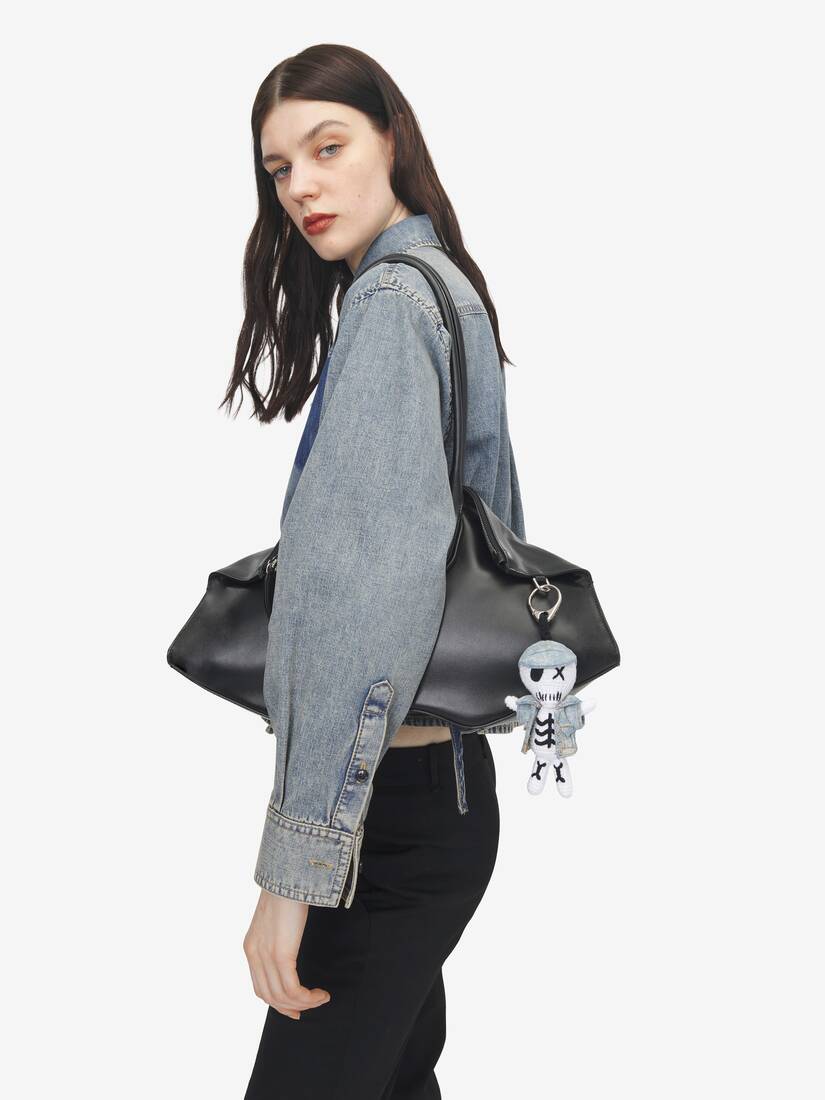 Alexander McQueen The Doll Denim牛仔娃娃挂饰