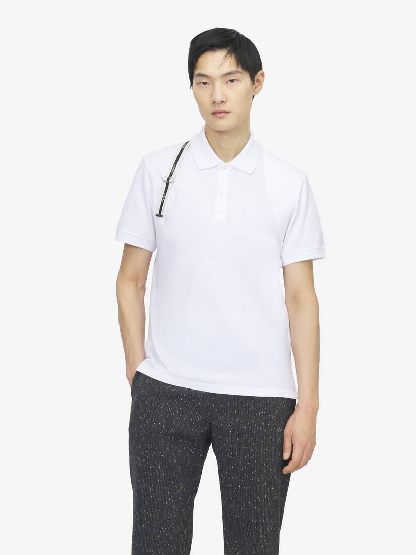 Alexander McQueen 背带Polo衫